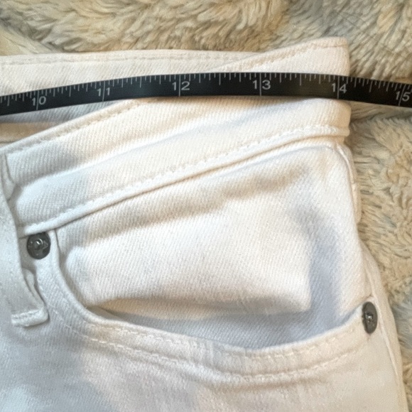 AG Adriano Goldschmied SZ 26 White Cigarette Crop Jeans! - Picture 7 of 9